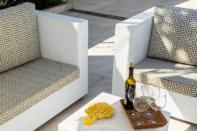 Casa en Playa Indaiá con Piscina y Horno de Pizza