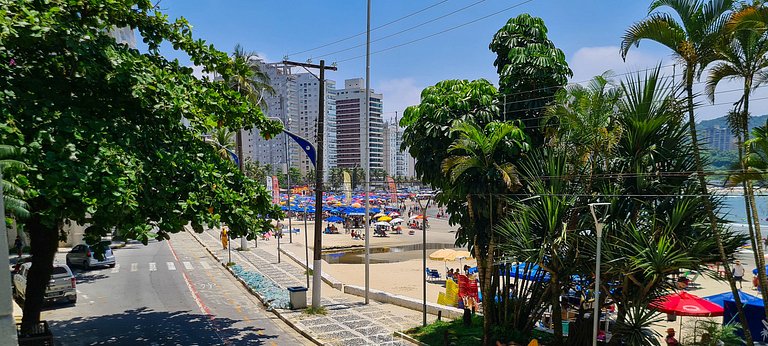 Apartamento 4 Suites con Vista a Playa Astúrias Guarujá