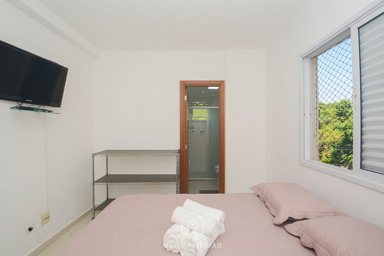 Apartamento 4 Suites con Vista a Playa Astúrias Guarujá