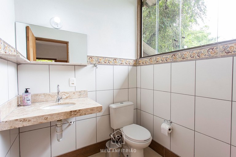 Casa na Praia de Iporanga Guarujá com Acesso Privativo