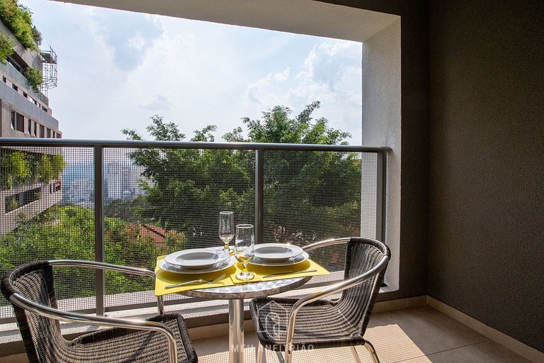 Cozy Studio with Oil Heater in Front of Metro