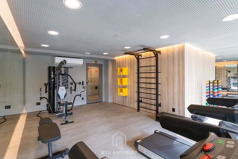Studio em Vila Madalena — Piscina, academia e lazer