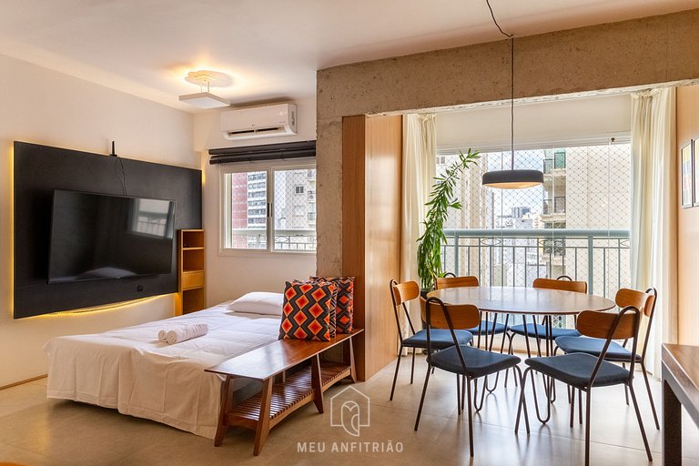 Apt in Jardins SP - Near Trianon-MASP Subway