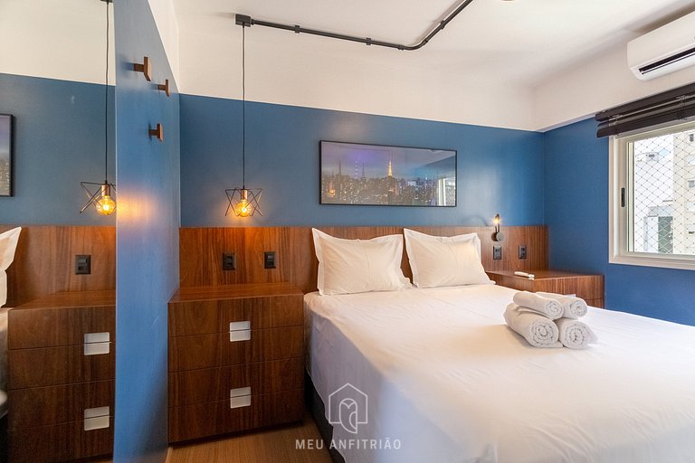 Apt in Jardins SP - Near Trianon-MASP Subway