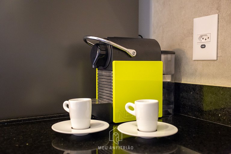 Studio with Nespresso near Vila Madalena Subway
