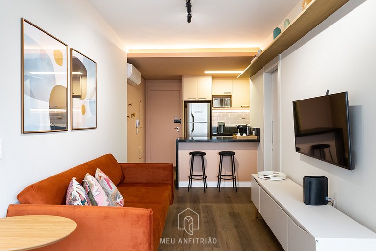 Apto con Piscina y Garaje - Cerca de Avenida Paulista