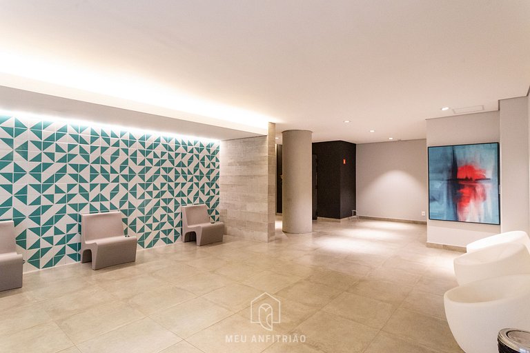 Apto con Piscina y Garaje - Cerca de Avenida Paulista