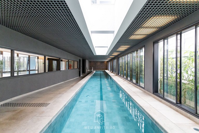 Apto con Piscina y Garaje - Cerca de Avenida Paulista