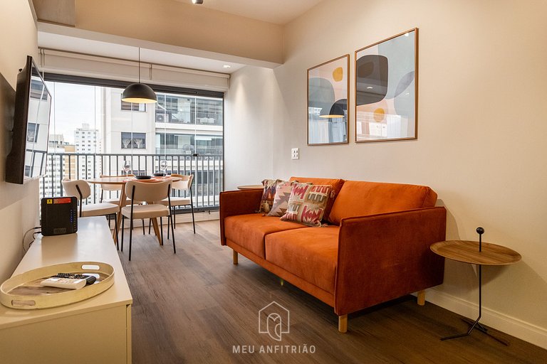 Apt with Pool and Parking - Near Avenida Paulista