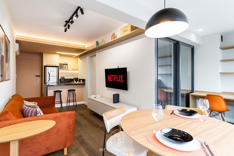 Apt with Pool and Parking - Near Avenida Paulista