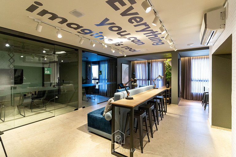 22 sqm | 2 people | Pool | Santo Amaro Avenue