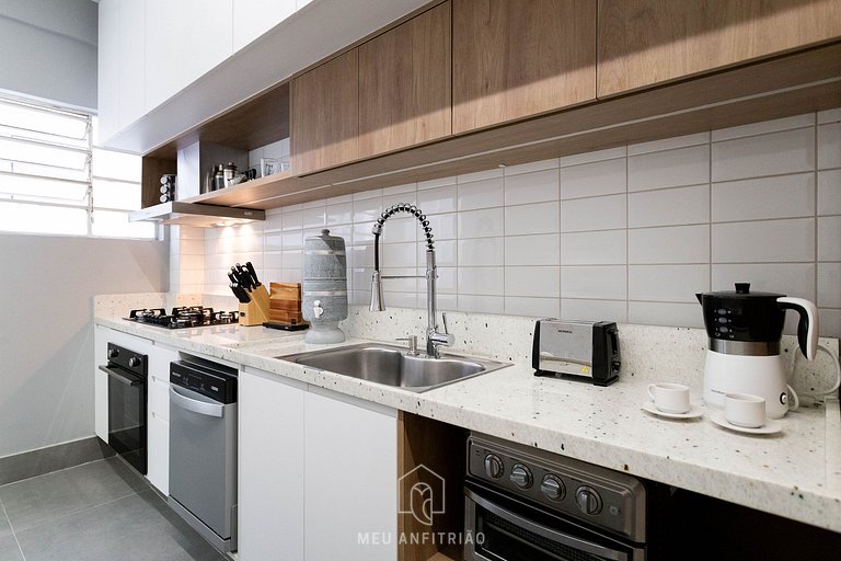Apto 2 Habitaciones en Paraíso - Cerca de Av. Paulista