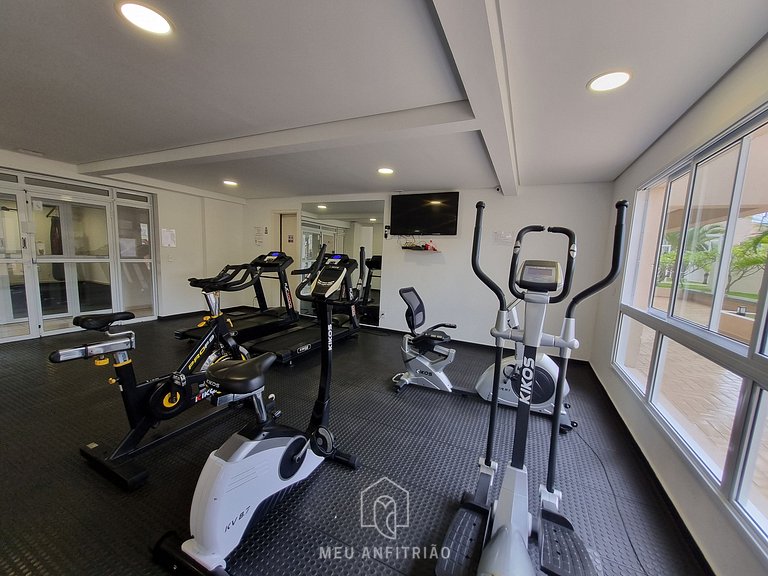 5 pessoas | Churrasqueira | Lazer | 600m da praia