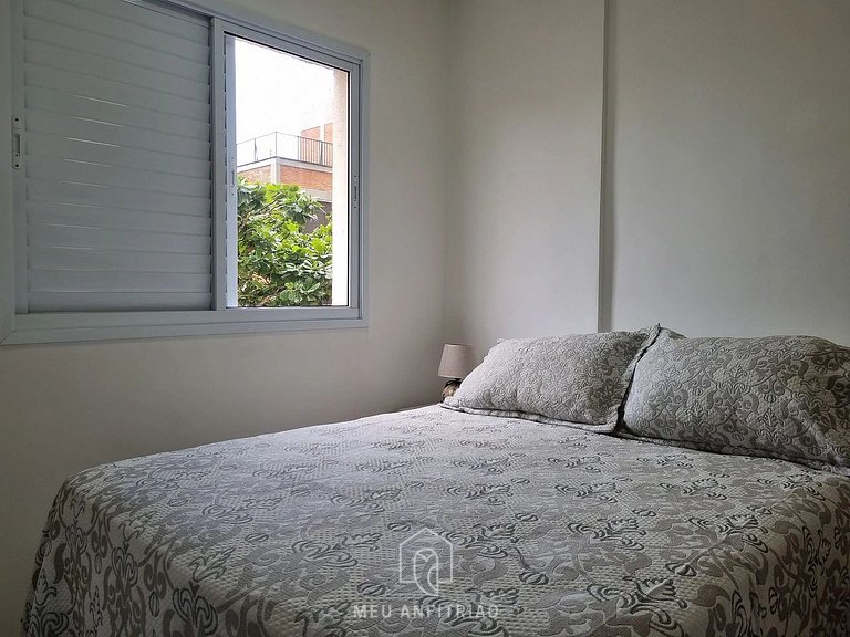 5 pessoas | Churrasqueira | Lazer | 600m da praia