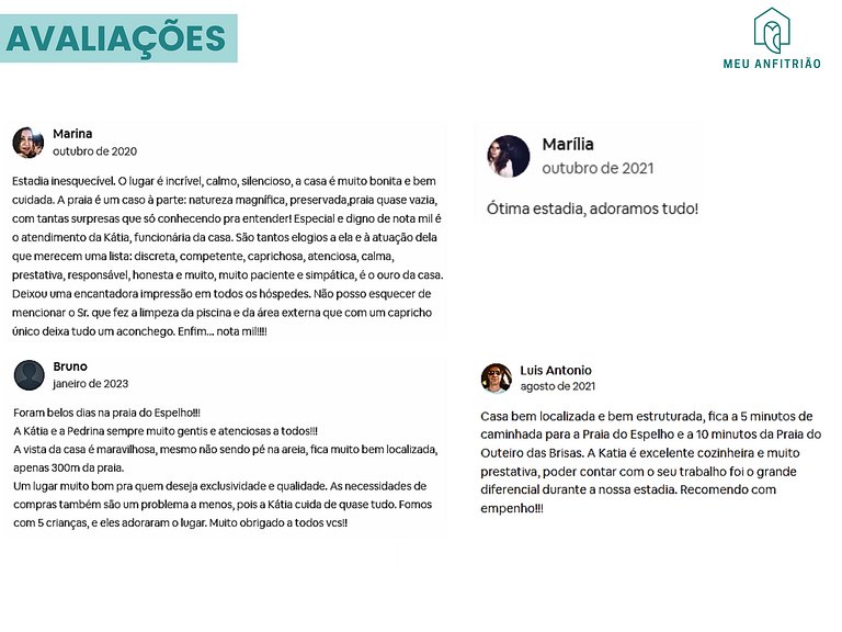 Casa na Praia do Espelho Bahia com Piscina e Vista Mar