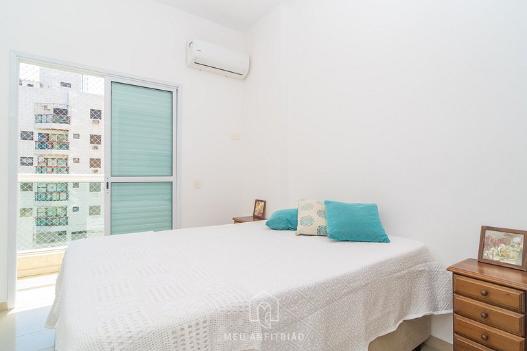 Apartamento 3 Suites con Parrilla en Enseada Guarujá