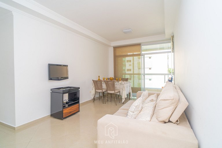 3-Suite Apartment with Barbecue at Enseada Guarujá