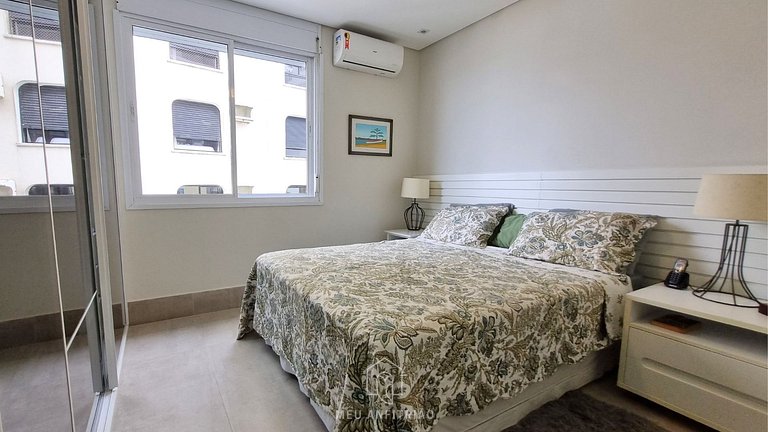 Apartamento Frente al Mar en Playa Astúrias Guarujá