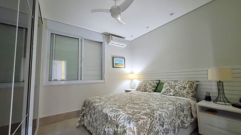 Apartamento Frente al Mar en Playa Astúrias Guarujá