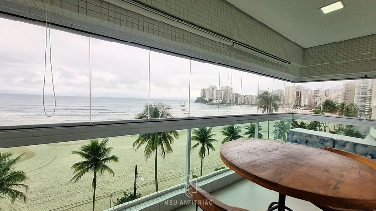 Apartamento Frente al Mar en Playa Astúrias Guarujá