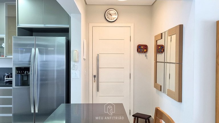 Apartamento Frente al Mar en Playa Astúrias Guarujá