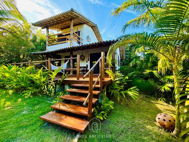 House at Praia do Espelho Bahia with Pool and Sea View