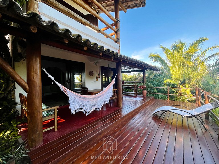 Casa en Praia do Espelho Bahia con Piscina y Vista Mar