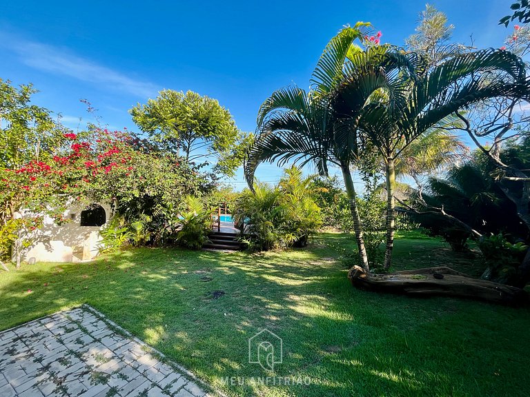 House at Praia do Espelho Bahia with Pool and Sea View