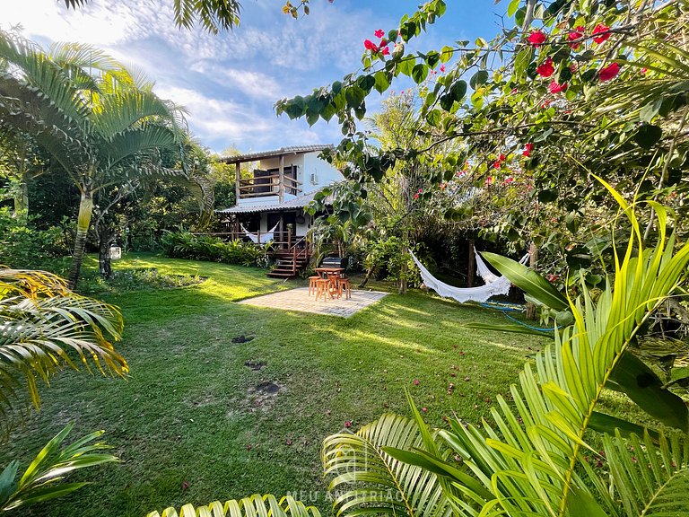 House at Praia do Espelho Bahia with Pool and Sea View