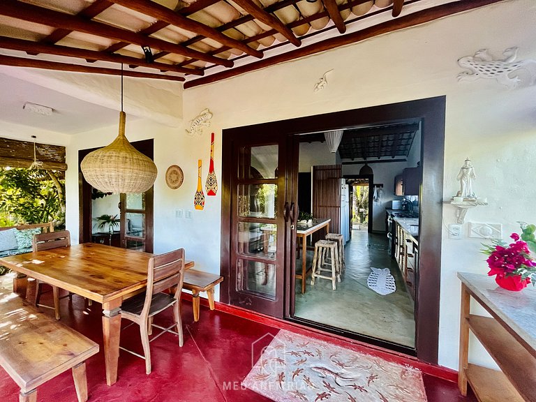 House at Praia do Espelho Bahia with Pool and Sea View