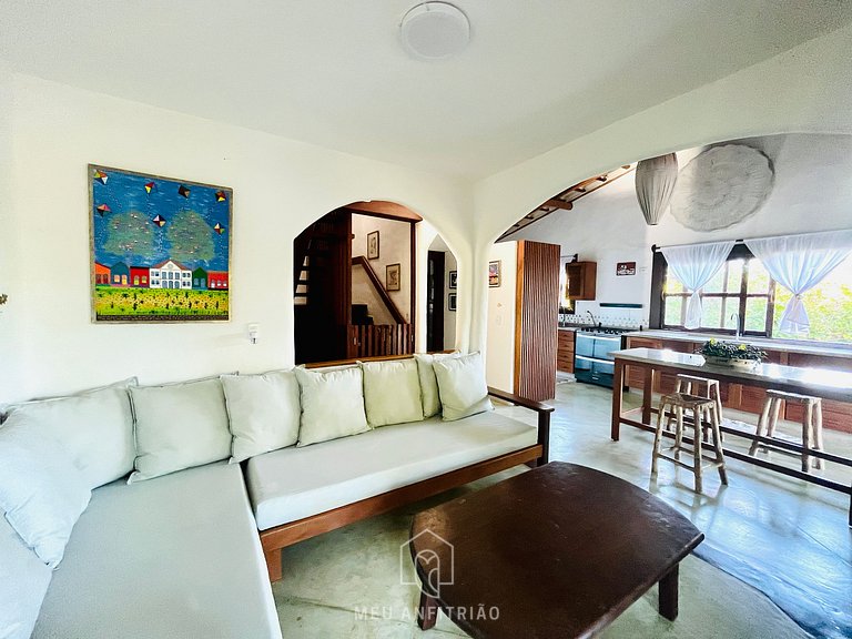 House at Praia do Espelho Bahia with Pool and Sea View