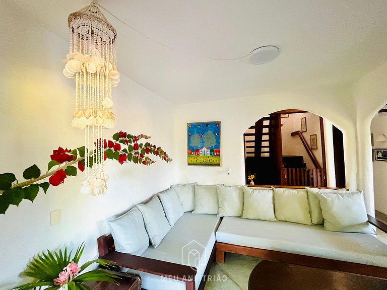 House at Praia do Espelho Bahia with Pool and Sea View