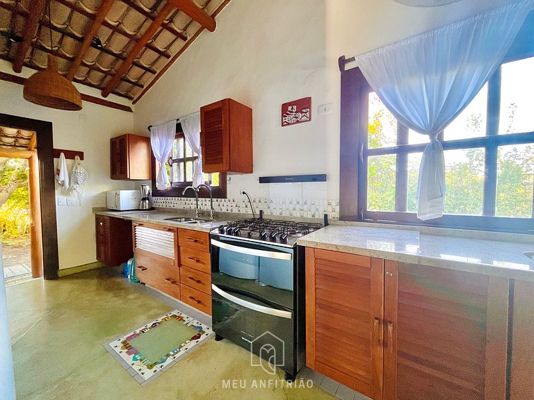 House at Praia do Espelho Bahia with Pool and Sea View