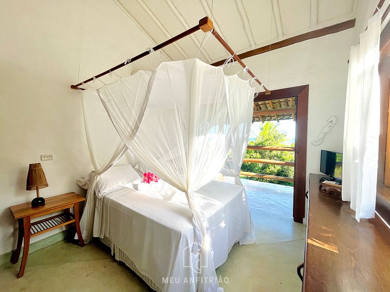 Casa na Praia do Espelho Bahia com Piscina e Vista Mar