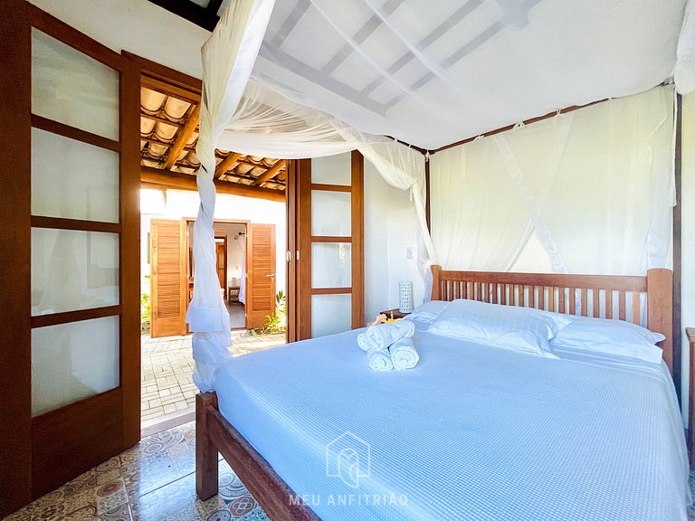 Casa en Praia do Espelho Bahia con Piscina y Vista Mar