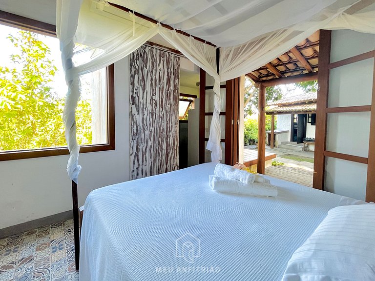 House at Praia do Espelho Bahia with Pool and Sea View