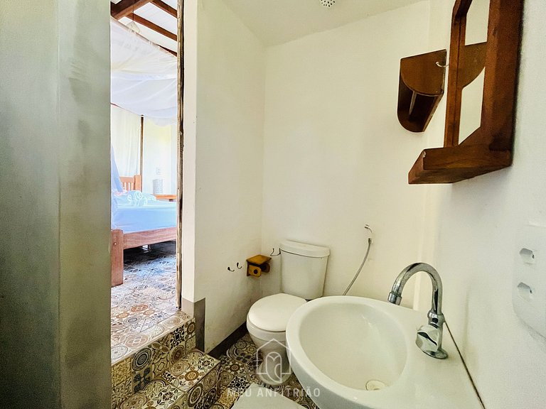 Casa na Praia do Espelho Bahia com Piscina e Vista Mar