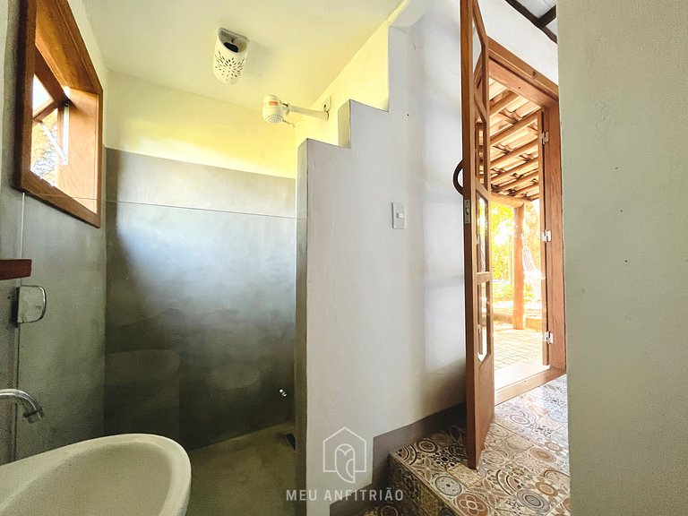 House at Praia do Espelho Bahia with Pool and Sea View