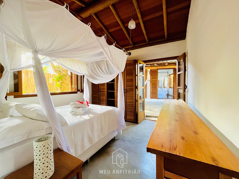 House at Praia do Espelho Bahia with Pool and Sea View