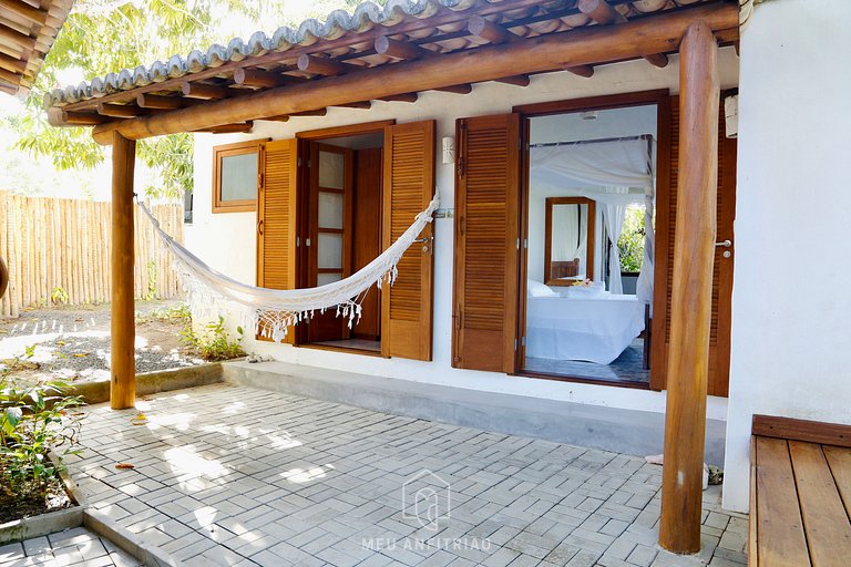 House at Praia do Espelho Bahia with Pool and Sea View