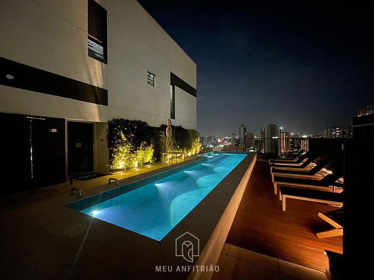 22m² | 2 pessoas | Piscina | Av. Santo Amaro