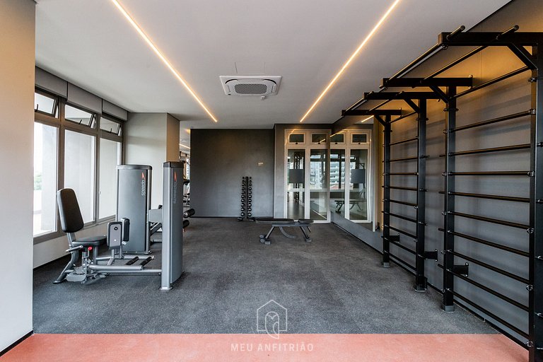 Studio for 2, balcony & leisure, 400m from subway