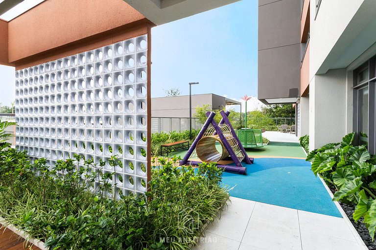 Studio for 2, balcony & leisure, 400m from subway