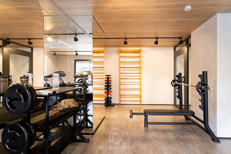 2 people, leisure & balcony 400m of Sumaré subway