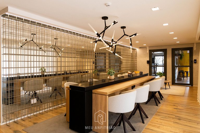 2 people, leisure & balcony 400m of Sumaré subway