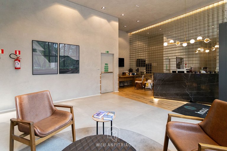 2 people, leisure & balcony 400m of Sumaré subway