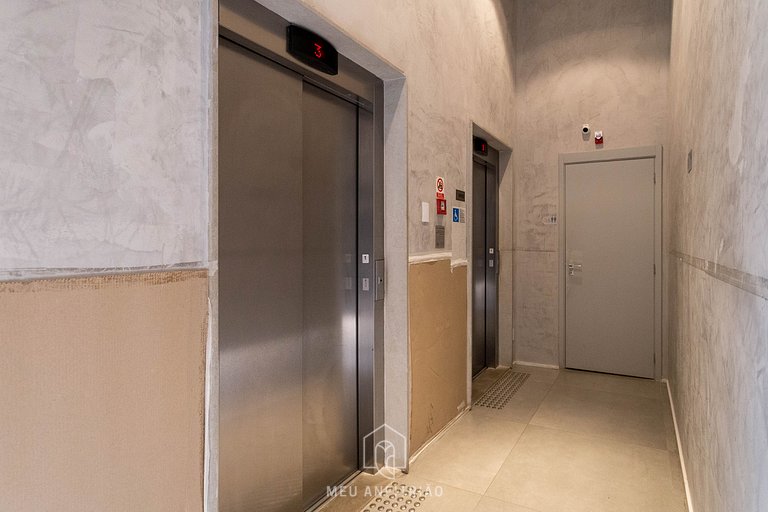 2 people, leisure & balcony 400m of Sumaré subway