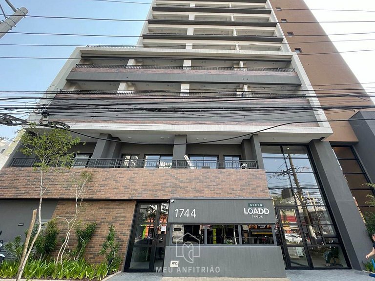 3 people | Queen bed | Gym | Jabaquara Avenue
