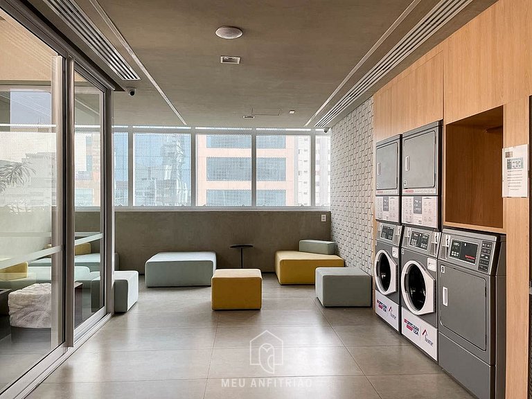 30m² apartment with mezzanine near Ibirapuera Park