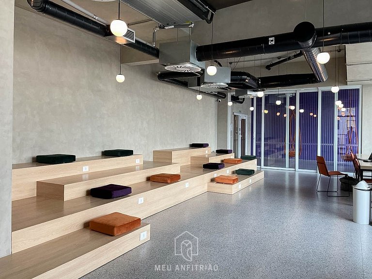 30m² apartment with mezzanine near Ibirapuera Park